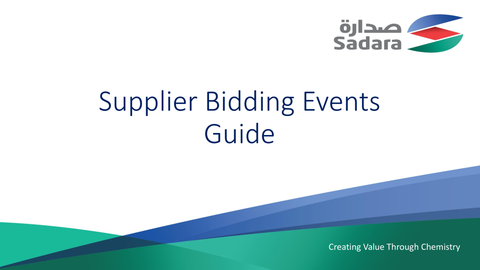 Bidding Events
